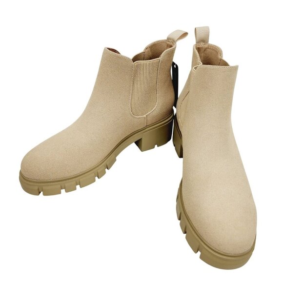 Tan Chunky Heel Chelsea Boots By Mataetti Size 9 For Women - Picture 13 of 15